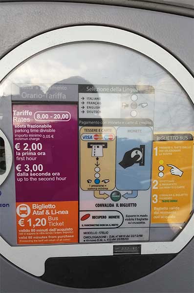 парковка в Генуе