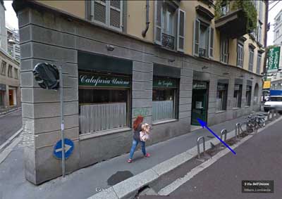 Ресторан в центре Милана